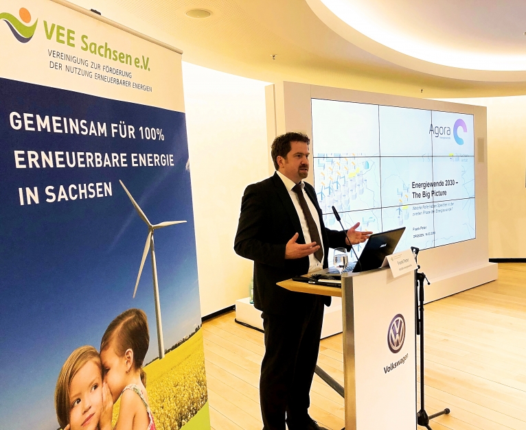 Frank Peter - AGORA Energiewende - zur VEE-Jahrestagung 2018 in der Gläsernen Manufaktur in Dresden