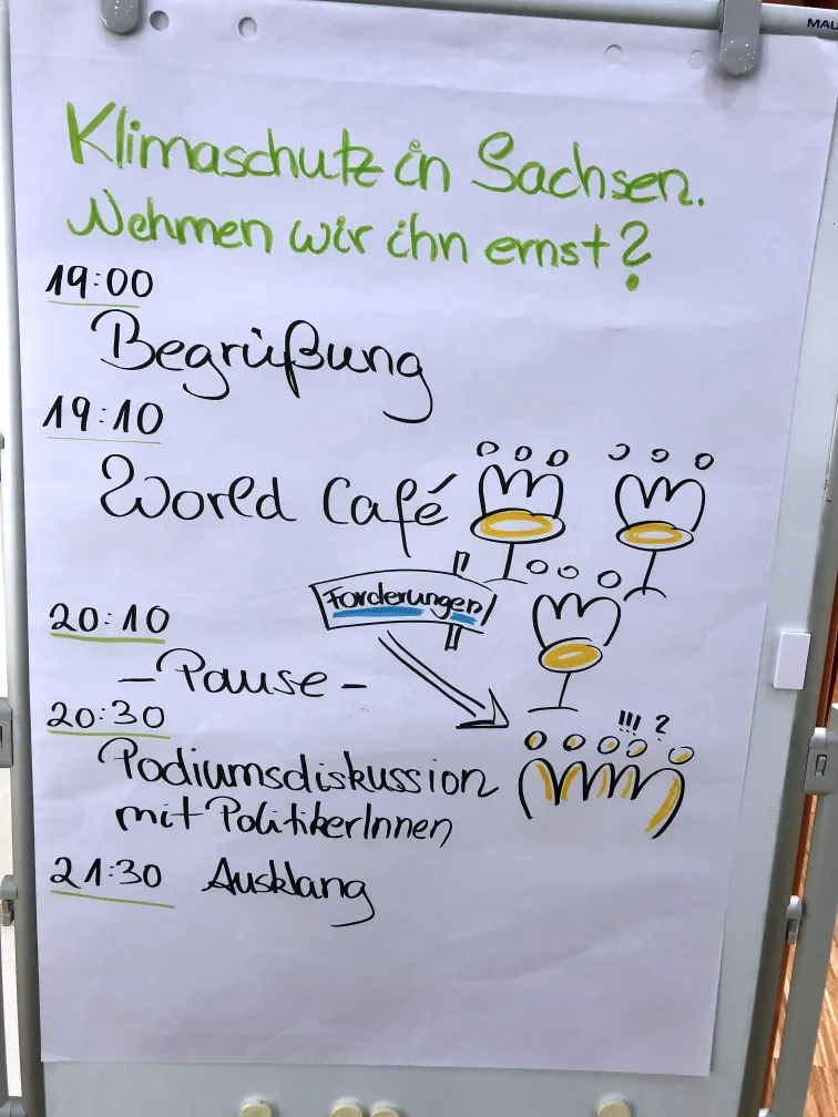 Leipzig - Klimaschutz in Sachsen. Unsere Veranstaltungen zur Landtagswahl 